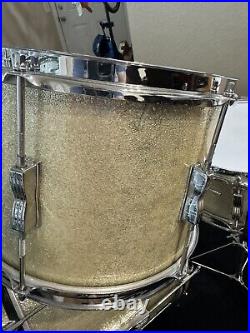 Ludwig Club Date Drum Set Silver Sparkle 1965