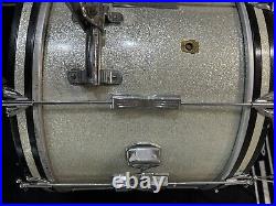 Ludwig Club Date Drum Set Silver Sparkle 1965