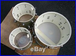 Ludwig Down Beat Drum Set 20 12 14 Keystone Silver Sparkle Vintage Nov 23 1965