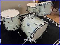 Ludwig Downbeat Drum set White Marine Pearl 1958-1969