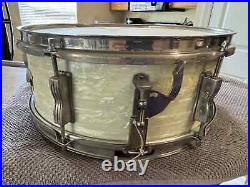 Ludwig Downbeat Drum set White Marine Pearl 1958-1969