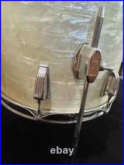 Ludwig Downbeat Drum set White Marine Pearl 1958-1969