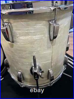 Ludwig Downbeat Drum set White Marine Pearl 1958-1969