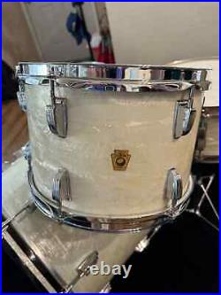 Ludwig Downbeat Drum set White Marine Pearl 1958-1969