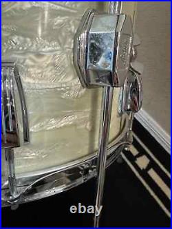 Ludwig Downbeat Drum set White Marine Pearl 1958-1969