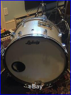 Ludwig Drum Set 1966 Silver Sparkle