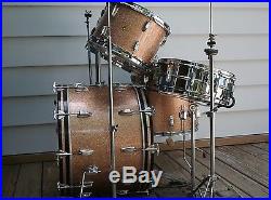 Ludwig Hollywood 1967 Drumset. 22/16/13/12/14 Snare With Hardware. Stunning