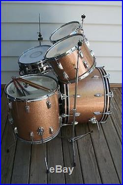 Ludwig Hollywood 1967 Drumset. 22/16/13/12/14 Snare With Hardware. Stunning
