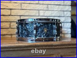 Ludwig Jazz Fest 5.5x14 Snare Drum 1966 Black Diamond Pearl Ludwig Jazz Fest 5.5x14 Snare Drum 1966 Black Diamond Pearl