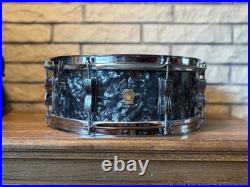 Ludwig Jazz Fest 5.5x14 Snare Drum 1966 Black Diamond Pearl Ludwig Jazz Fest 5.5x14 Snare Drum 1966 Black Diamond Pearl
