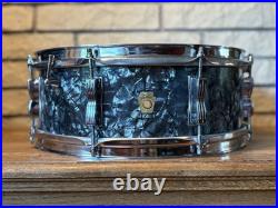 Ludwig Jazz Fest 5.5x14 Snare Drum 1966 Black Diamond Pearl Ludwig Jazz Fest 5.5x14 Snare Drum 1966 Black Diamond Pearl