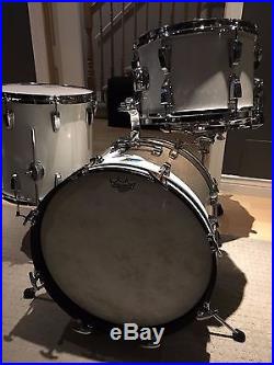 Ludwig Jazzette 3ply Vintage Drum Set in White Cortex Early 70's