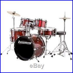Ludwig Junior Outfit Drum Set Wine Red LN
