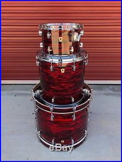 Ludwig Keystone USA 3-piece pre-owned drum set kit 22-16-12 XLNT Cond