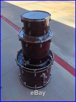 Ludwig Keystone USA 3-piece pre-owned drum set kit 22-16-12 XLNT Cond