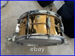 Ludwig LB556 Smooth Bronze Super-Sensitive 6.5x14 10-Lug Snare