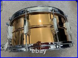 Ludwig LB556 Smooth Bronze Super-Sensitive 6.5x14 10-Lug Snare