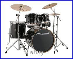 Ludwig LCEE22016I Element Evolution 5-pc Drum Set with Hardware + Cymbals B