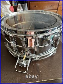 Ludwig LM400 Supraphonic Snare Drum Silver