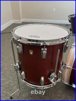 Ludwig Legacy Mahogany USA Jazz Vintage Mahogany 8x12, 14x14, 14x18