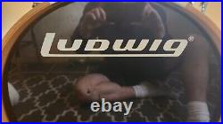 Ludwig Maple 7 Piece Drum Set PLEASE SEE PICTURES AND READ DESCRIPTION