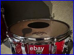 Ludwig Maple Red 5 Piece Drum Set 1985-1990 (Power Toms)