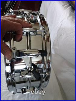 Ludwig Metal Snare Drum Black And White Badge 5x14 Ludwig Metal Snare Drum Black And White Badge 5x14