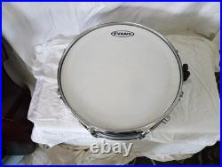 Ludwig Metal Snare Drum Black And White Badge 5x14