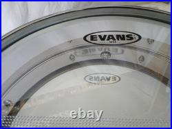 Ludwig Metal Snare Drum Black And White Badge 5x14 Ludwig Metal Snare Drum Black And White Badge 5x14