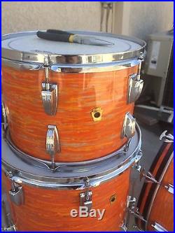 Ludwig Mod Orange Super Classic Drum Set 60s