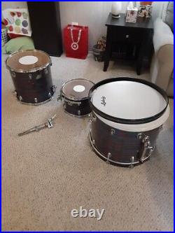 Ludwig Psychedelic Red Drum Set 3-Piece Shell Pack 2002 Limited-Edition #75