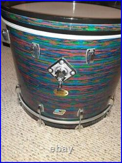 Ludwig Psychedelic Red Drum Set 3-Piece Shell Pack 2002 Limited-Edition #75