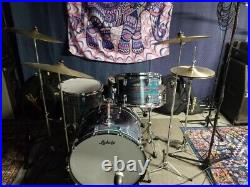 Ludwig Psychedelic Red Drum Set 3-Piece Shell Pack 2002 Limited-Edition #75