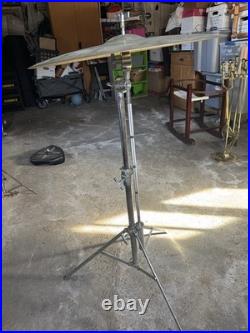 Ludwig Rocker Drum Set COMPLETE Vintage Silver Mist with Cymbals & Hardware