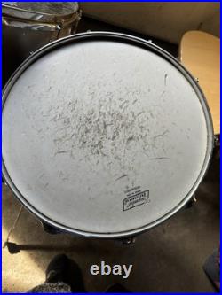 Ludwig Rocker Drum Set COMPLETE Vintage Silver Mist with Cymbals & Hardware