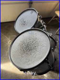 Ludwig Rocker Drum Set COMPLETE Vintage Silver Mist with Cymbals & Hardware