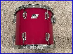 Ludwig Rockers 13x12 Tom Candy Apple Red Wrap Drums Set Drumset