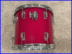 Ludwig Rockers 13x12 Tom Candy Apple Red Wrap Drums Set Drumset