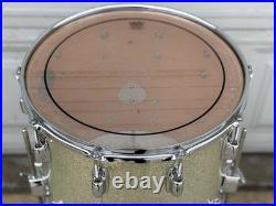 Ludwig Silver Sparkle 15 Converted Floor Tom Maple Shell Rocker for Drum Set