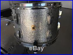 Ludwig Silver Sparkle Vintage Style Drum Set