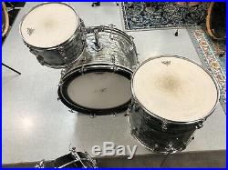 Ludwig Sky Blue Pearl 3pc Drum Set 1978 Vintage