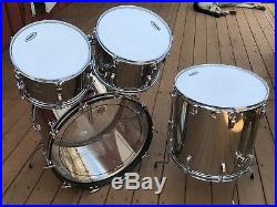 Ludwig Stainless Steel Big Beat Drum Set- Vintage 70s- RARE