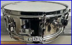 Ludwig Standard 14x5 Snare Drum with Stand & Drumsticks (READ DESCRIPTION)