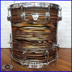 Ludwig Standard Bronze Strata 13-16-22 vintage drum set with5x14 aluminum snare