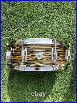 Ludwig Standard Drum Set With Snare 1969 1974 Lemon Strata 13/14/16/22