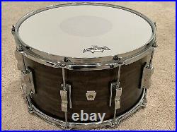 Ludwig Standard Maple Snare Drum with Aged Ebony Stain 14 x 8 Drums Drumset