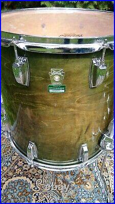 Ludwig Super Classic 1996 green emerald shadow drum set kit