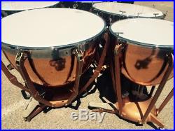 Ludwig Timpani 5 Piece Brass Drum Set 1-32 1-30 1-29 1-26 1-23 Great Price