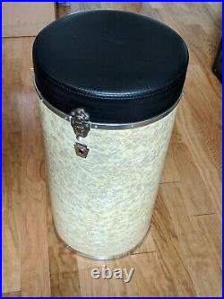 Ludwig USA Canister Throne White Marine Pearl Super Clean Vintage Classic WMP