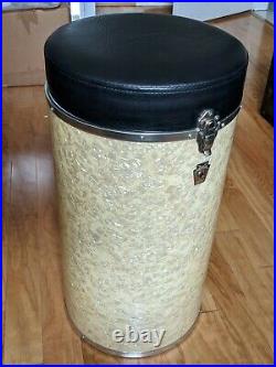 Ludwig USA Canister Throne White Marine Pearl Super Clean Vintage Classic WMP
